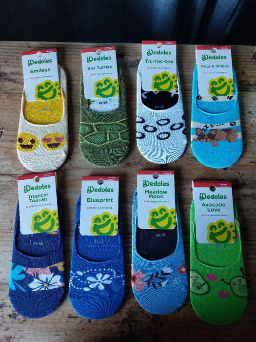 35-38 krótkie skarpety dedoles para nie do pary