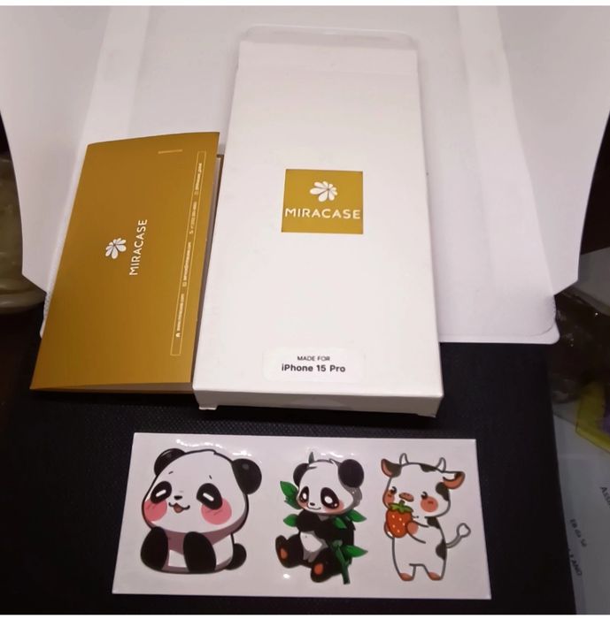 Capa + Película Ecrã + Stickers iPhone 15 Pro