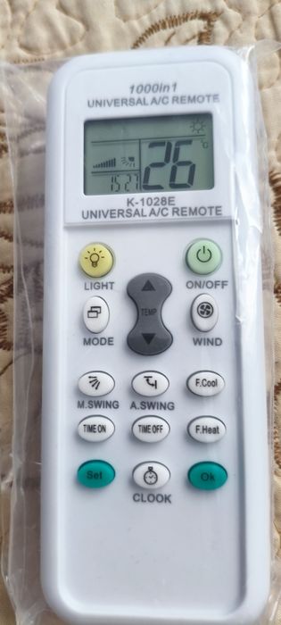 Пульт універсальний до кондиціонерів 1000в1 k1028-e