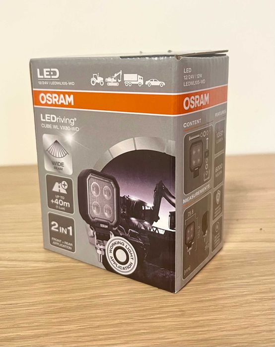 Osram Lapmpa 12/24v Cube WL VX80-WD