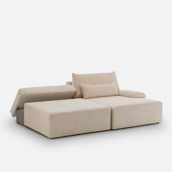 Sofá-cama de canto com arrumação MAONA — La Redoute