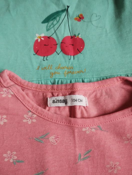 Dwie sukienki sinsay 104 dziewczynka