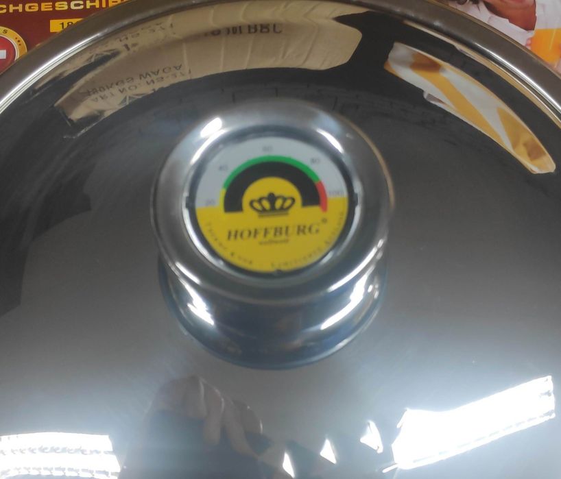 Patelnia ciężka stalowa Hoffburg 24 cm termo