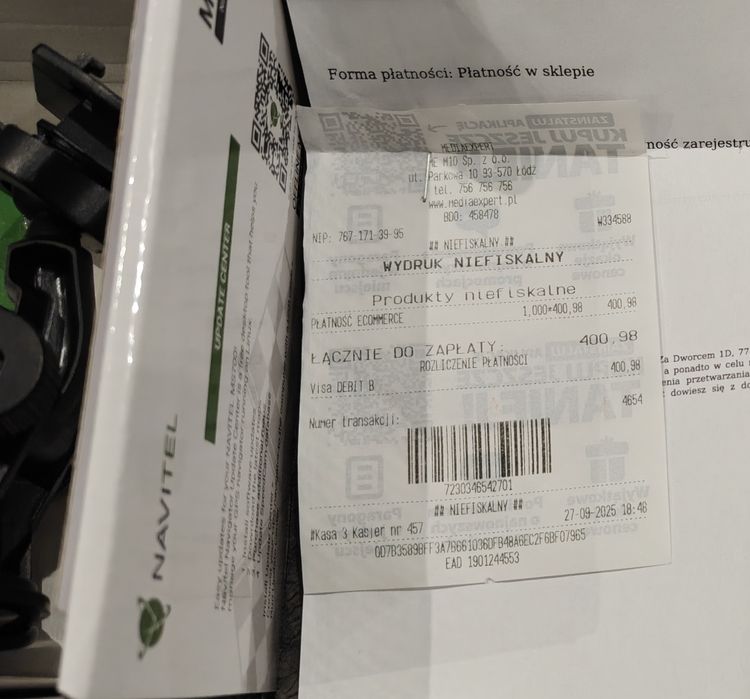 Nawigacja samochodowa NAVITEL MS700 EU 7" Europa/Polska
