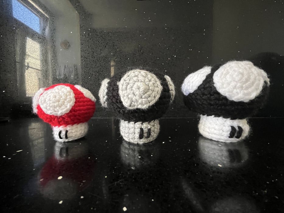 Amigurumi Cogumelo Mario