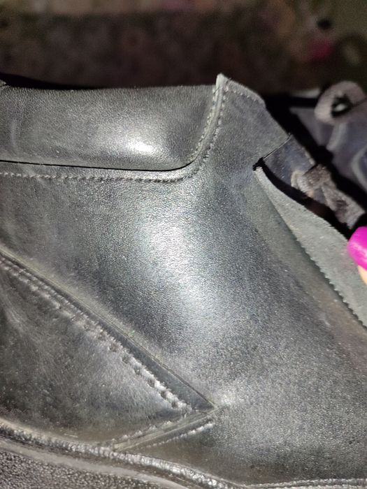 Зимние,теплые,кожанные мужские ботинки!Внутри шерсть волка!42р.,27см