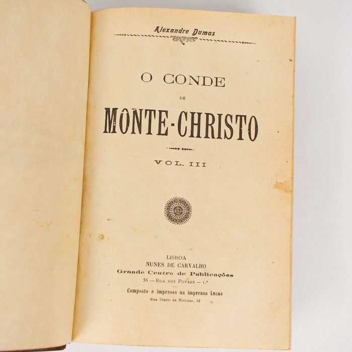 Livros "O Conde de Monte-Christo" - Alexandre Dumas