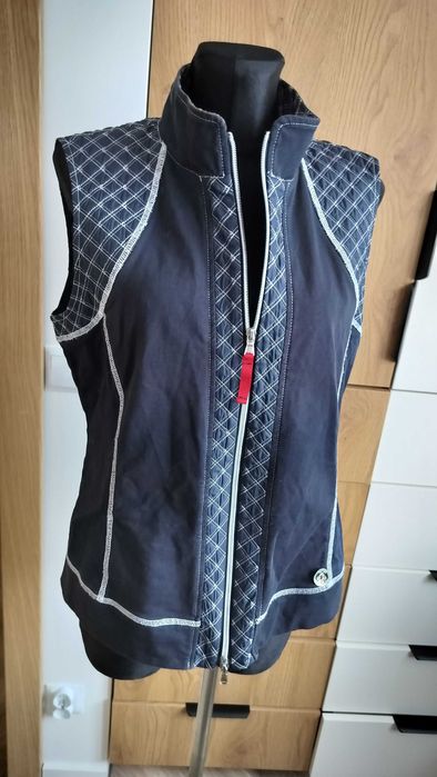 Włoska kamizelka damska 44 bezrękawnik 2XL otulająca Lisa Campione