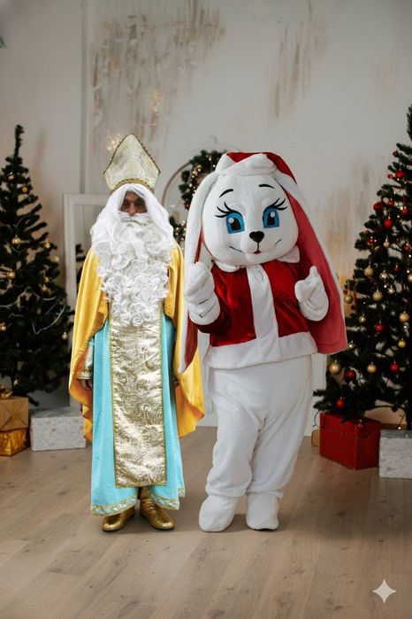 Аніматор на Новий рік, Санта, Миколай, Ельза, Олаф, ельф, Грінч, відео