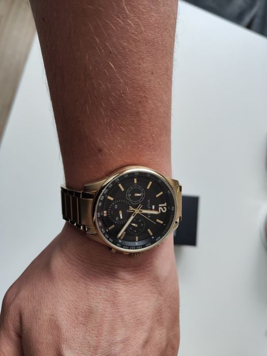 Zegarek złoty męski Tommy Hilfiger