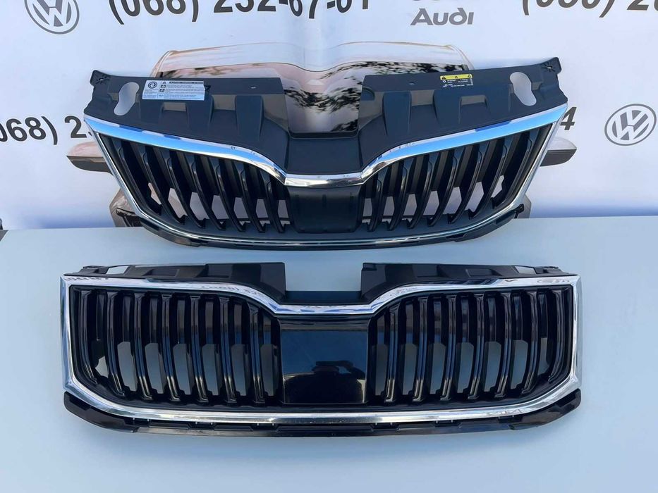 Решетка радиатора решётка радиатора skoda octavia 3 а7 vrs 5e0853653a