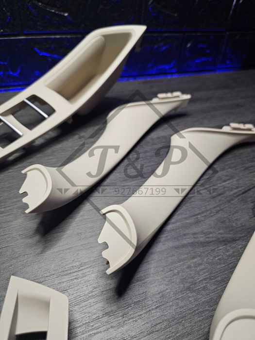 Conjunto Puxadores Interiores 7 Peças BMW F10 F11 F18 -Série 5 - NOVOS