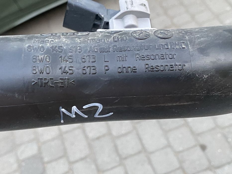 Патрубок шланг інтеркулера audi a4 b9 a5 f5 8w q5 80a