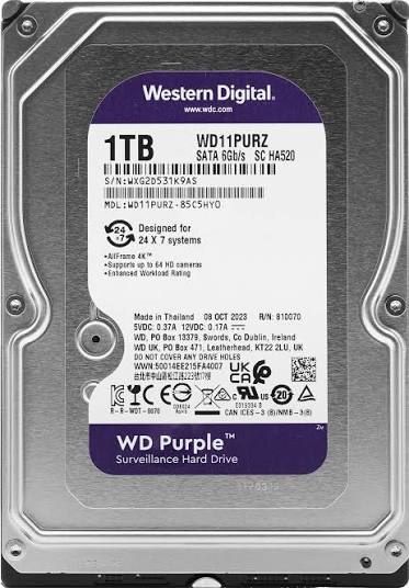 Жорсткий диск WD Purple 1 TB Cache 64 MB (WD11PURZ)