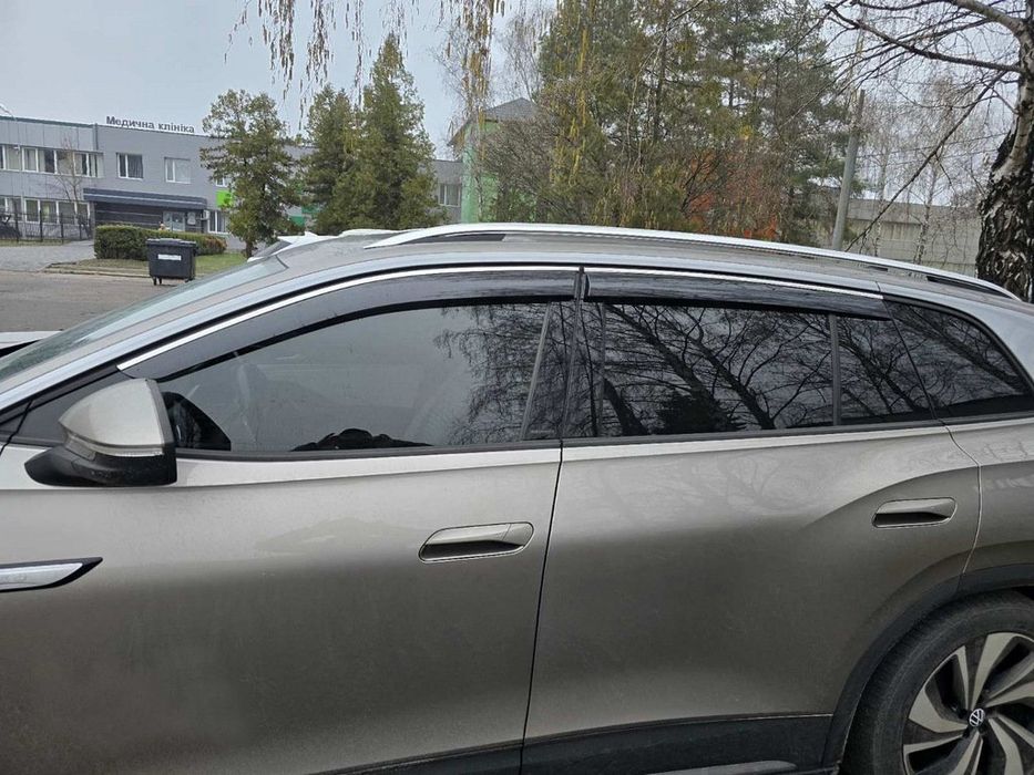 Volkswagen ID.6 Вітровики з хромом Niken Luxury (4 шт)