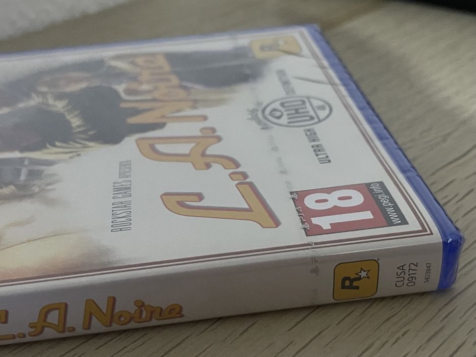 LA Noire PS4 SELADO!