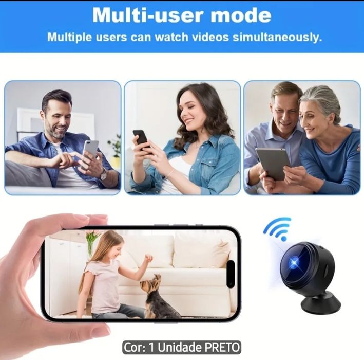 Mini camera de segurança e vigilância