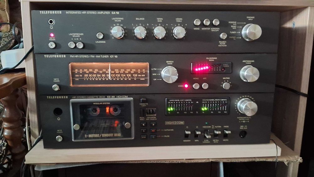 Telefunken HiFi Anlage - C 1  \ Telefunken ca10 tuner ct10 tape cc20