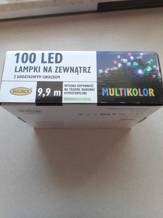 Lampki zewnetrzne  multikolor
