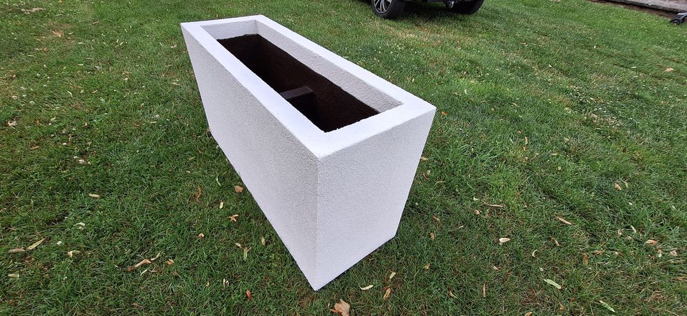 Termo donice ogrodowe tarasowe doniczka styropianowa100x35x55