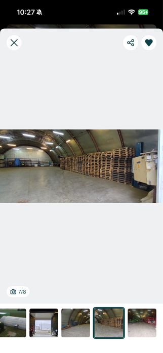 Hala łukowa 500m2 15x33 m ocieplona pokryta blacha aluminiowa