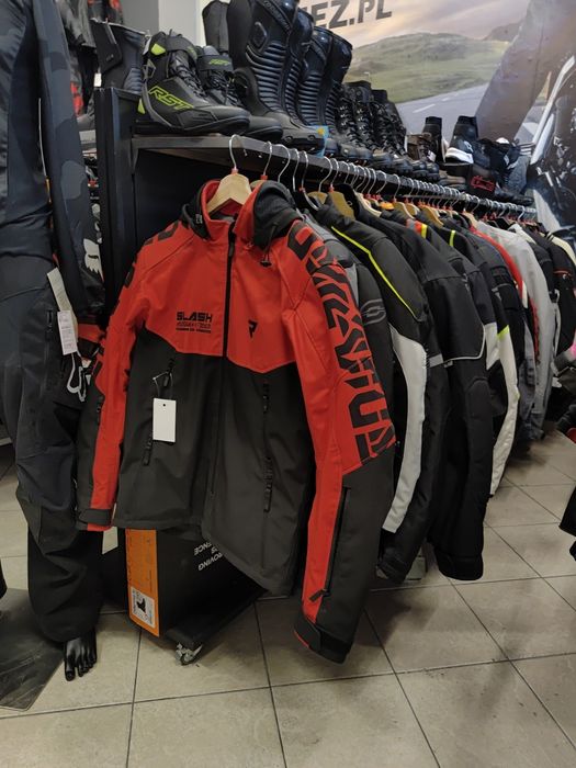 Kurtka tekstylna REBELHORN SLASH SPIDER BLACK/RED czarny czerwony M