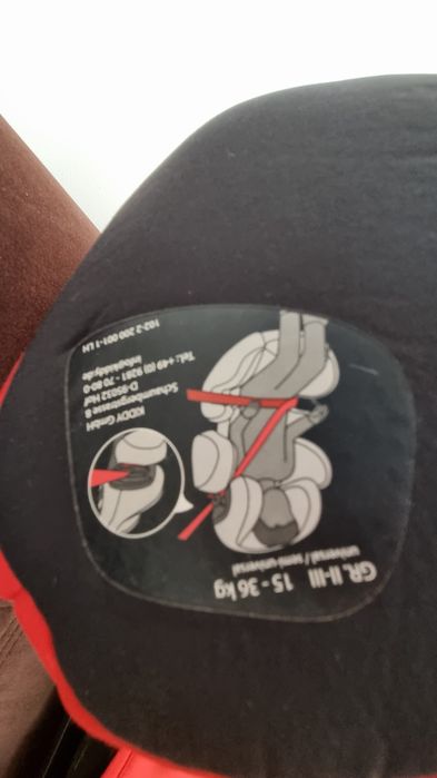 15-36kg fotelik KIDDY CRUISERFIX 3 niebieski