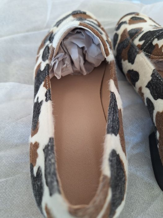 Sapatos de senhora malhados