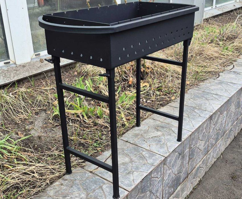 • 2/3/4мм• Гарантія! Практичний Розбірний мангал зі зйомними ніжками.