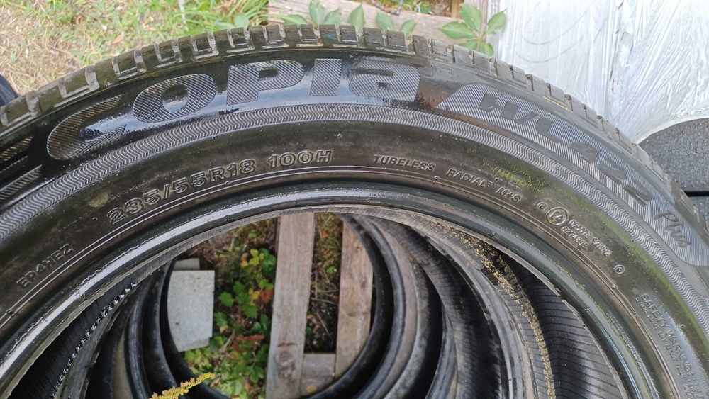 2 opony BRIDGESTONE 235/55R18 plus 2 gorsze darmo