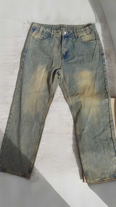 сині джинси вінтаж розмір L