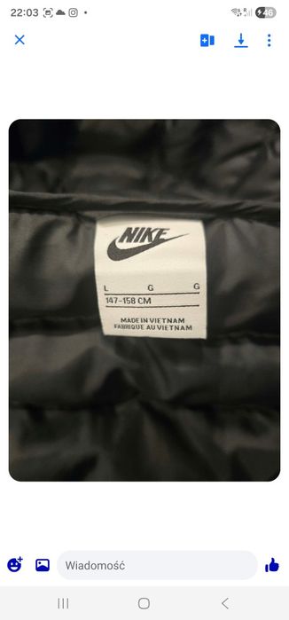 Kurtka nike nowa