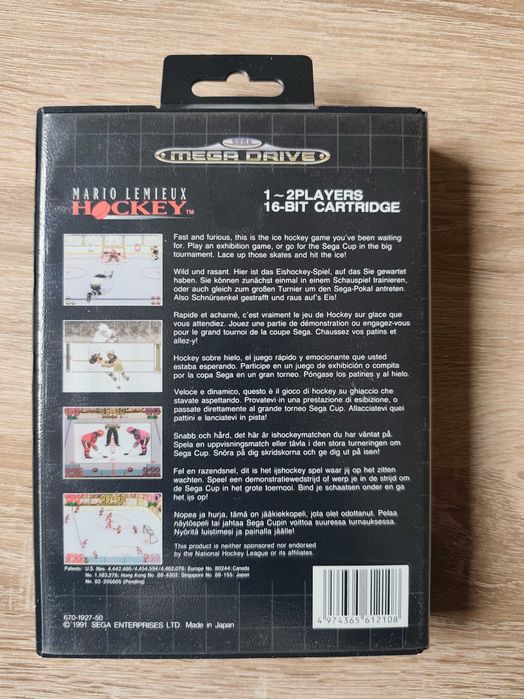 Mario Lemieux Hockey Sega Mega Drive