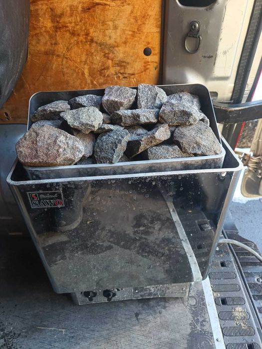 Sauna fińska Aquaroom A-801 + piec 6kW + półki szklana oświetlenie