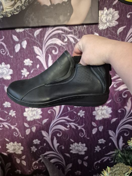 Польські шкіряні ботинки Helios