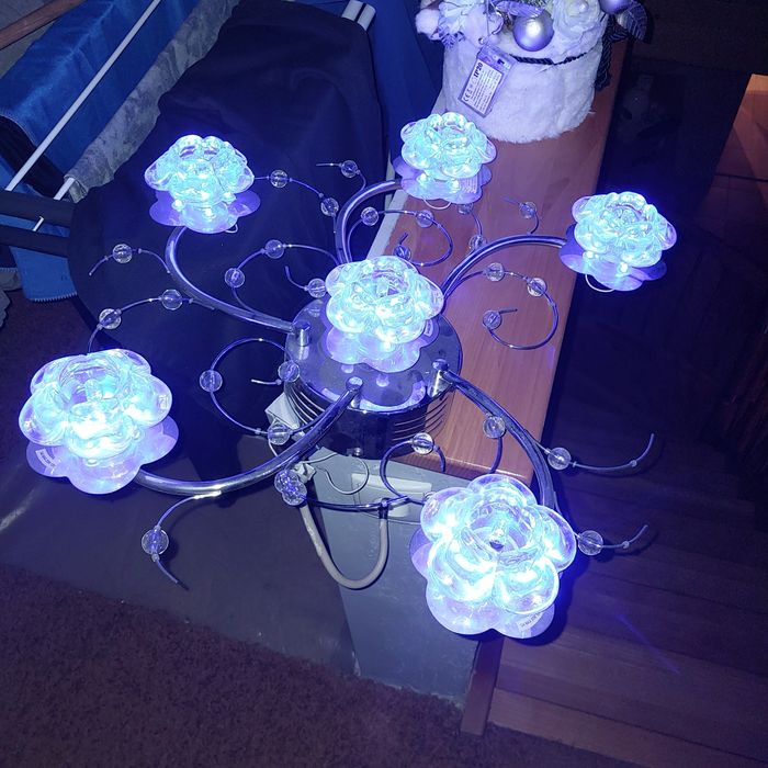 Lampa sufitowa 3 kolory + pilot