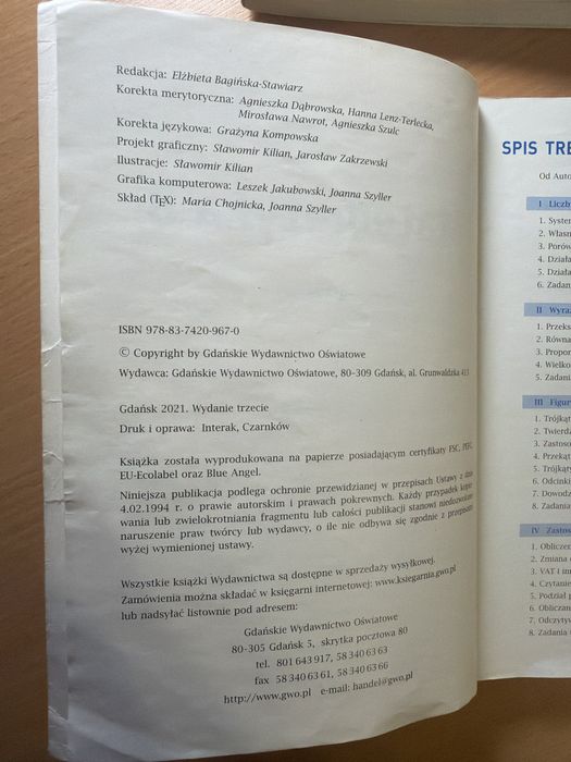 Zbior  zadań Matematyka 8