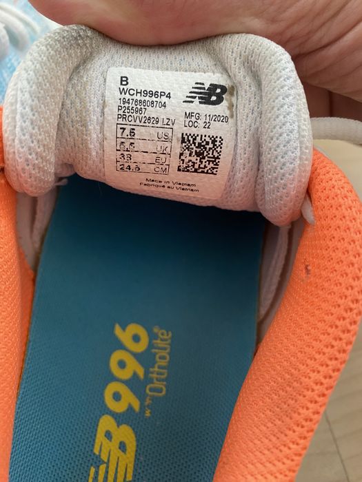 Sapatilhas Padel/Ténis, New Balance WCH996, 38. Usadas uma vez