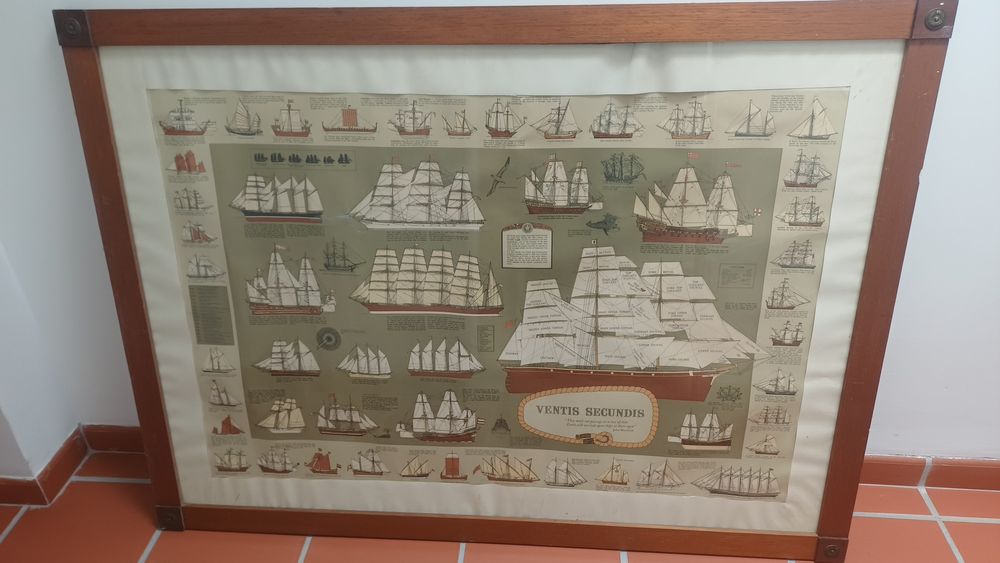 Quadro com motivos nauticos