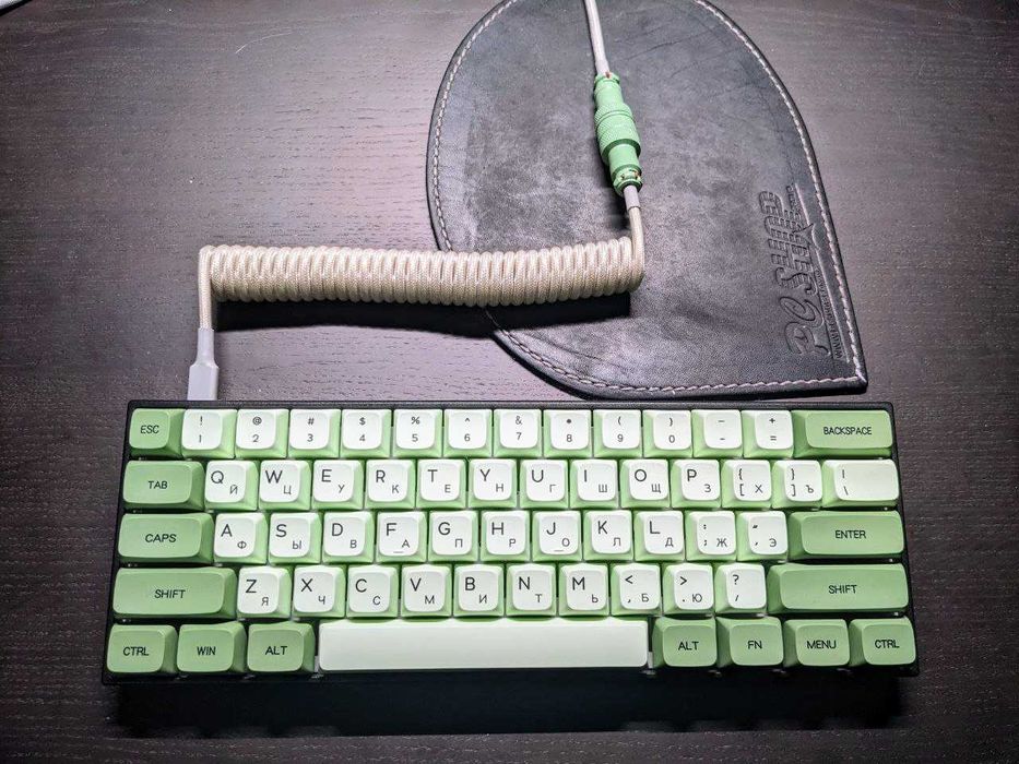 Клавіатура Anne Pro 2, Gateron G Pro Blue, Бездротова, 60%