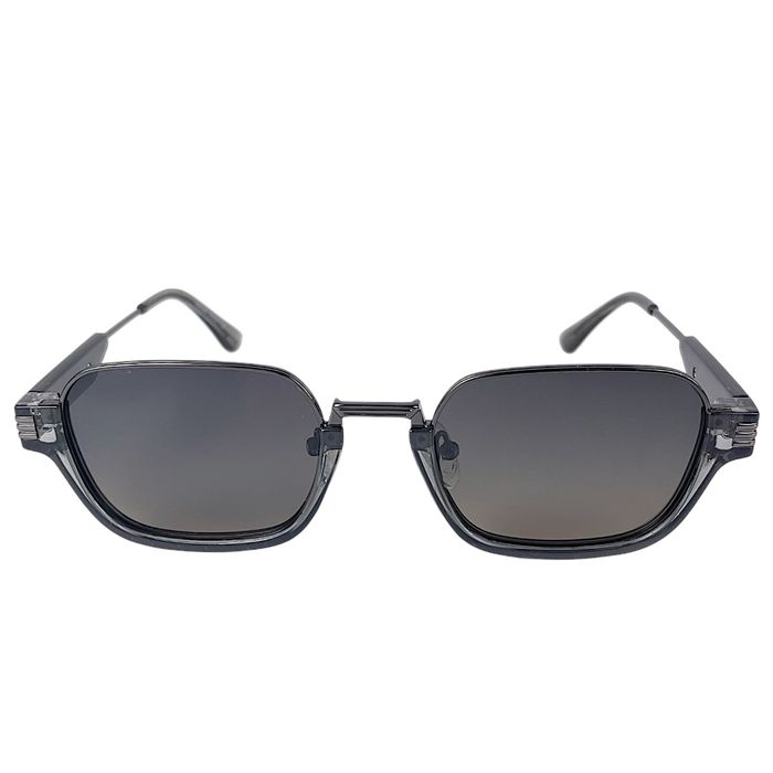 Okulary Przeciwsłoneczne Polaryzacyjne Unisex Szaro-Czarne Gradient