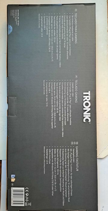 Teclado + Rato para jogos com retroiluminação colorida - NOVO