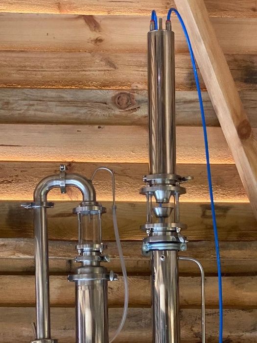 Ректификационная колонна + дистиллятор + НБК ProfiSEM Plus