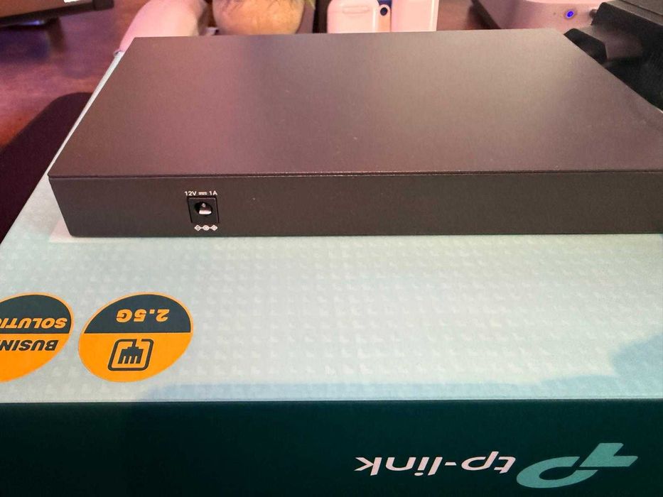 Switch TP-Link TL-SG105-M2 2.5GbE (5 portas) – 2.5G, silencioso, metal