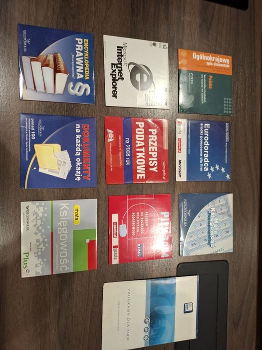 Komplet płyt dvd i cd