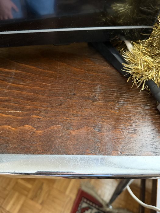 Stolik RTV chromowany Vintage