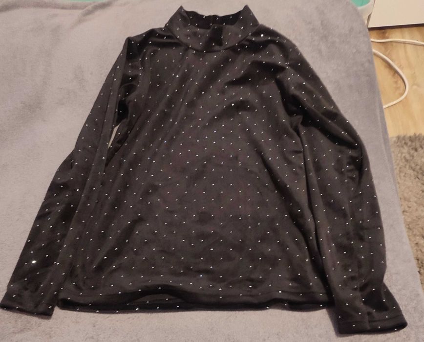 Golf welurowy dziecięcy