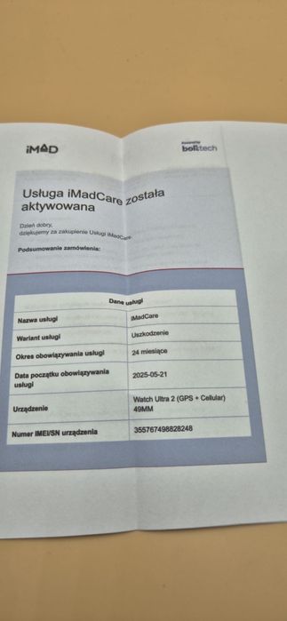 Smartwatch APPLE Watch Ultra 2 GPS + Cellular Koperta 49mm