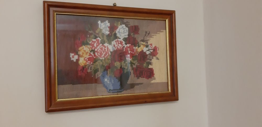 Obraz haftowany krzyżykami