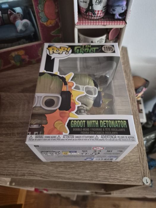 Funko Pop Marvel I Am Groot - Groot With Detonator  1195